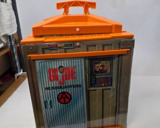 Vintage 1980's GI Joe Headquarters w/ Vintage GI Joe Toys