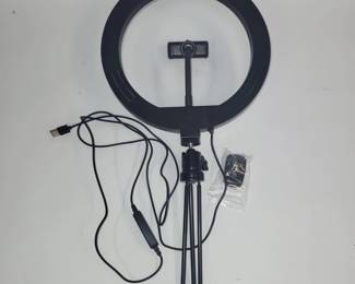 Aduro LED Ring Light with Tripod Stand, Phone Holder & Remote