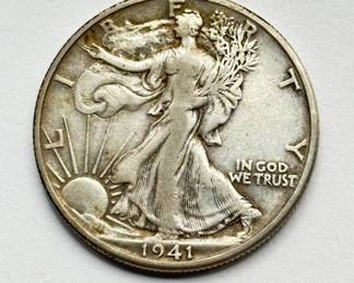 1941 - Walking Liberty - Silver Half Dollar (2 of 3)
