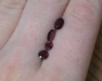 Lot of Faceted Hessonite Garnet - 1.94ct Total