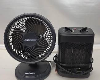 Holmes Personal Oscillating Fan w/ Aikoper Personal Space Heater