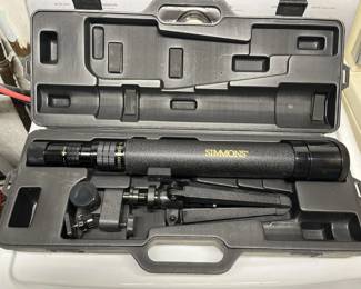 Simmons 20-60x60 Spotting Scope Kit and Ultralux 4x20 Riflescope Lot - Grand Rapids Off-Site