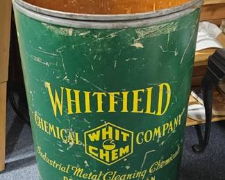 Whitfield Chemical Company Barrel with Squishies Inside - Estate Sales Warehouse (GR)