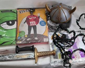 Small Collection of Halloween Costumes and Decorations