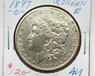 1897 O - Morgan Silver Dollar