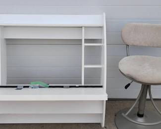 Wall Mount Computer Desk with Chair