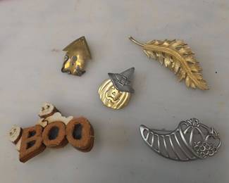 Fall and Halloween Brooch