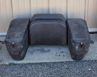 Tamarack Universal Mount ATV Backrest & Storage Unit - Fits Any Quad