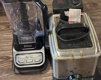 Deep Fryer and Ninja Blender