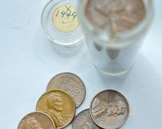 1949 - Full Date Roll - Lincoln Wheat Cents