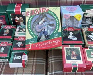 Limited Edition 1st Collectible Series Elvis Ornament and More Hallmark Collectors Ornaments