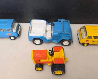 4 Small Tonka Truck Cars