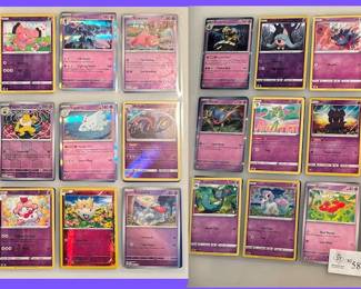 36 Assorted "Purple" Pokemon Cards