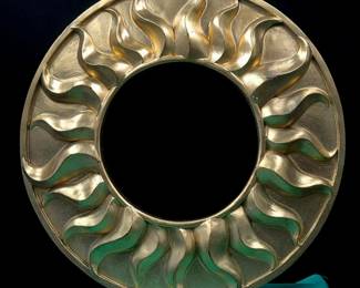 Vintage Golden Celestial Sun Frame