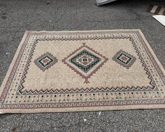 Nobility Gabbeh Sand Southwestern Area Rug, 66" x 91"