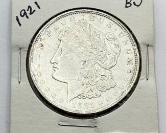 1921 - Morgan Silver Dollar - BU