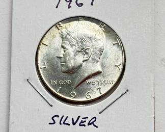1967 - 40% Silver Kennedy Half Dollar - BU