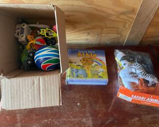 Baby Toys, Safari Animals and Baby's First Bible