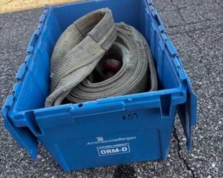 30' x 8" Heavy Duty 50,000 lb Recovery Strap with Large Clevis