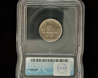 Beautiful High Grade ICG Certified MS66 1946-S Jefferson Nickel