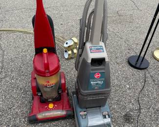 Hoover SteamVac Deluxe SpinScrub Carpet Cleaner & Elite Rewind Vacuum