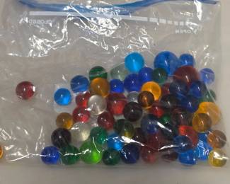Vintage Solid Color Glass Marbles
