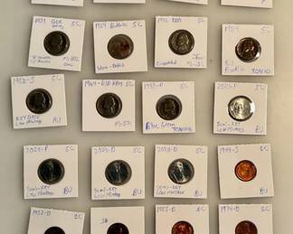 Lot of 25 - Rare Nickels and Cents - Including Mint State 1950 D / Semi Key Date