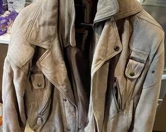 Giampier Denver Women's Brown Suede Leather Bomber Jacket Size M - Grand Rapids Off-Site