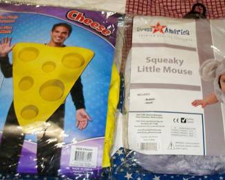 2 Packaged Halloween Costumes - 1 Adult and 1 Infant (0-6 Months)