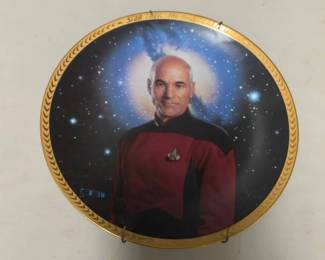 Hamilton Collection Jean-Luc Picard Star Trek Collectors Plate