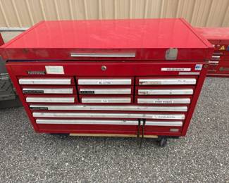 Kennedy 12 Drawer Tool Chest Full of Tools: Snap-on, Proto, S-K Wrenches, and More