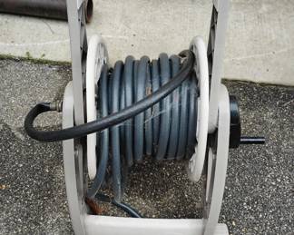 Portable Rolling Garden Hose Reel Cart