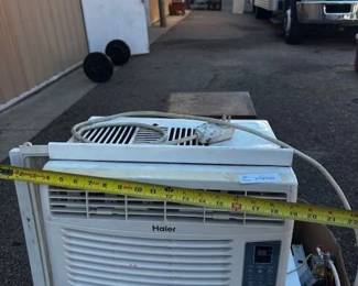 2 Window Air Conditioners: Haier (Works) & Frigidaire New in Box (Not Tested)