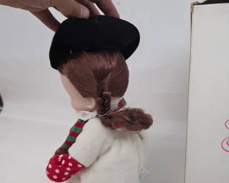 Vintage Precious Moments "Snow Fun Without You" Doll from the 'Tis The Season Collection