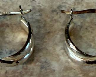 Pair of Vintage "925" Marked Earrings - 4.2g - Lake Odessa Off-Site