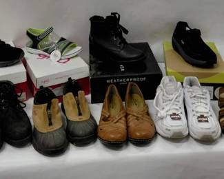Women's Shoes Size 8.5 - Most Appear New, Water Shoes are Size 10