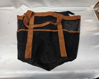 New W/O Tags Large Brown and Black Beach Bag
