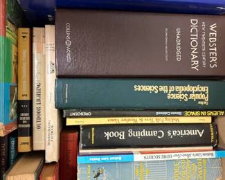 Vintage Book Collection - Camping, Veterinary, Fiction, Engineering