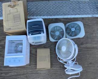 Portable Air Coolers and Fans Assortment