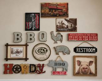 Lot of Western/Country Wall Decor