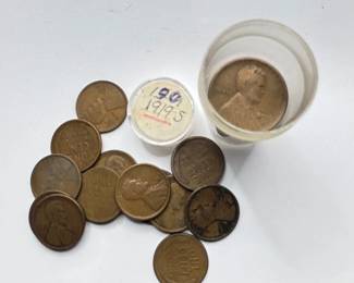 1919 S - Full Date Roll - Lincoln Wheat Cents