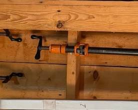 Lot of 4 Heavy-Duty Adjustable Pipe Clamps Long Bar Woodworking Clamps – Howard City Off-Site