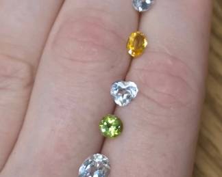 Pawnshop Lot of Faceted Stones - 4.5ct total