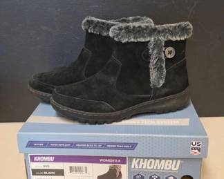Khombu Iris Black Women's Boots - Size 8