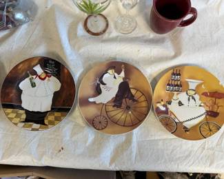 Collection of Vintage Certified International "Dinner is Served" Ceramic Dinnerware