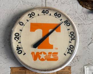 University of Tennessee Volunteers UT Vols Vintage-Style Wall Thermometer - Lake Odessa Off-Site