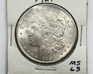 1921 - Morgan Silver Dollar - MS63 (2 of 2)