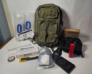 Military Bug Out Bag Backpack with New Supplies