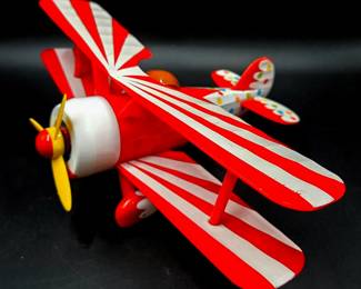 Disney Pixar Cars "Barney Stormin" Air Plane Toy Model