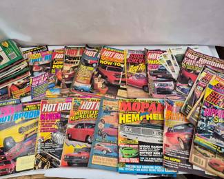 Lot Of Vintage Hot Rod & Super Chevy Magazines 1980s-1990s Car Restoration Muscle Cars